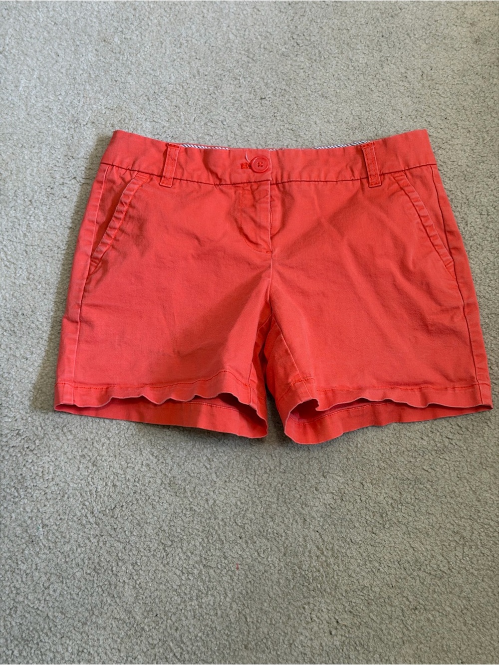 Crown & Ivy Shorts Women’s Size 2 Coral  Chino Shorts